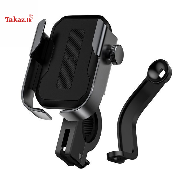 Brand: Baseus Product Name: Armor Phone Holder Compatibility: Designed for motorcycles and scooters Color: Black